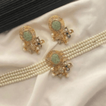 Crush Stone Choker Set 004