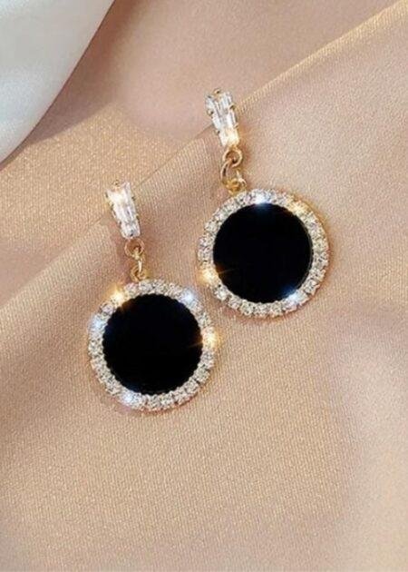 Korean Round Earrings 002
