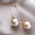 Pearl Drop Earrings 007