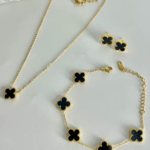Four Leaf Clover Jewellery Set