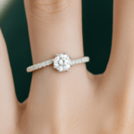 Silver Pave Zircon Ring