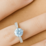 Crown Zircon Ring - Silver