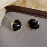 Tear Of Love Studs - Black