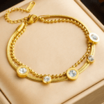 Double Chain Roman Bracelet