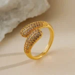 Snake Zircon Ring