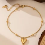 Thin Heart Bracelet