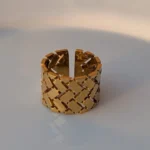 Thick Quilted Ring
