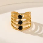 Thrice Blacky Ring
