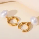 Two In One Pearl Studs