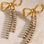 Bow Dangling Earrings