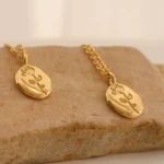 Engrave Rose Pendant